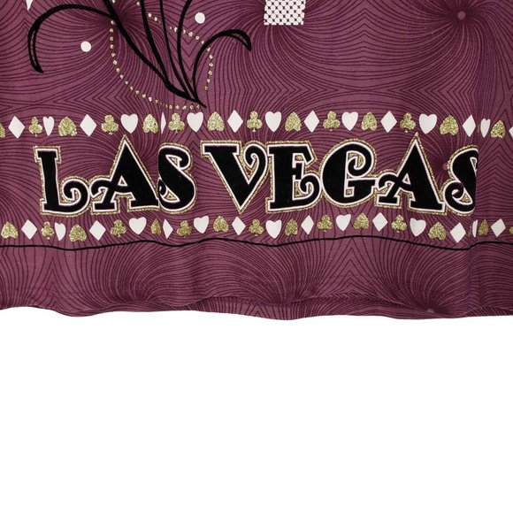 DC Classic Womens XXL Purple w/ Gold Sparkle Vegas - Picture 2 of 6